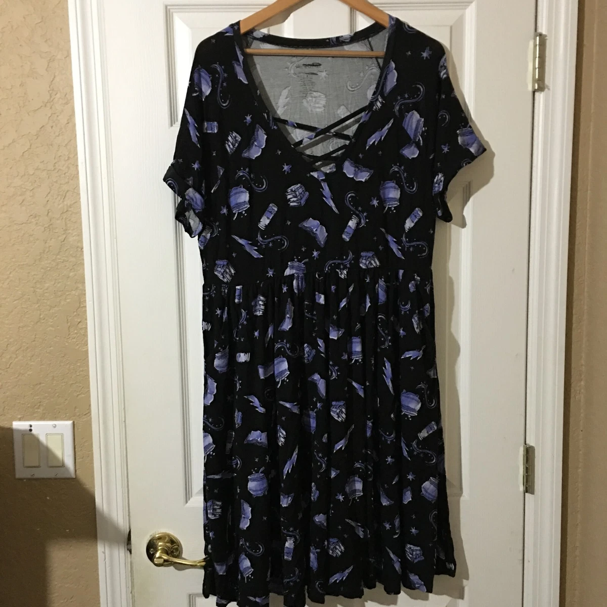 Torrid Harry Potter Spells Print Strappy Super Soft Punk Gothic