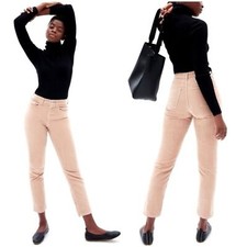 Everlane The Cheeky Straight Corduroy Pant Baby Cord in Petal Size 26 NWOT
