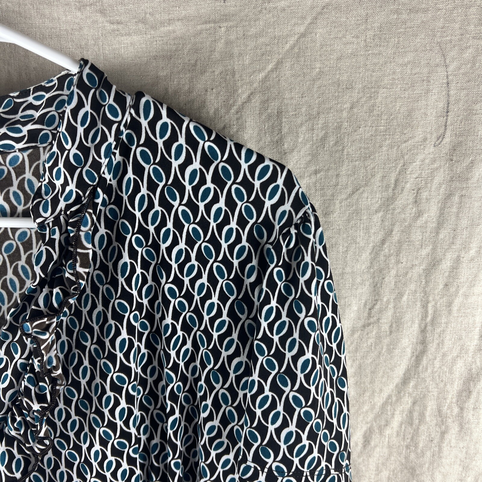 Perceptions Women's Multicolor Patterned Short Sl… - image 10