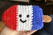 Crochet Firework Popsicle Amigurumi Plush