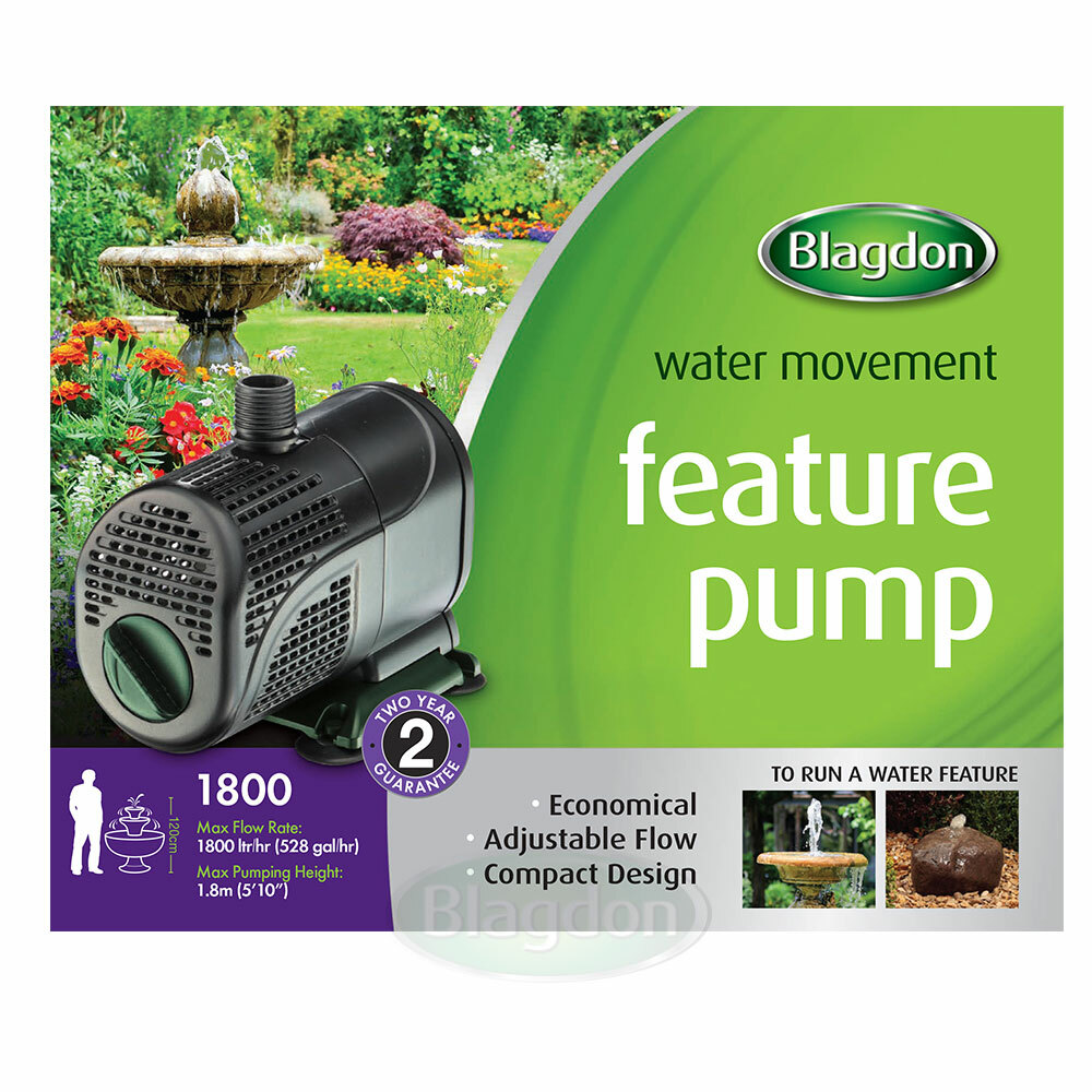 Blagdon Mini Pond 550 1000 1800 Water Feature Pump Garden Pond eBay