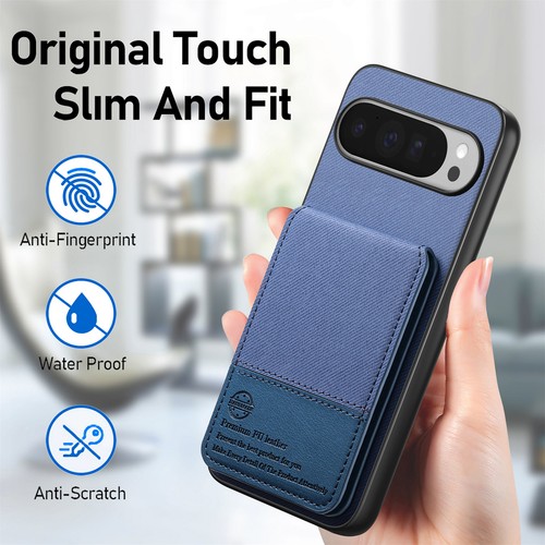 For Google Pixel 9 Pro XL/9 Pro/9A/9 RFID Blocking Stand Leather Wallet Case - 第 4/19 張圖片