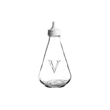 Ravenhead Traditional Glass Bottle Vinegar Oil Cruet With Lid Table Condiment UK