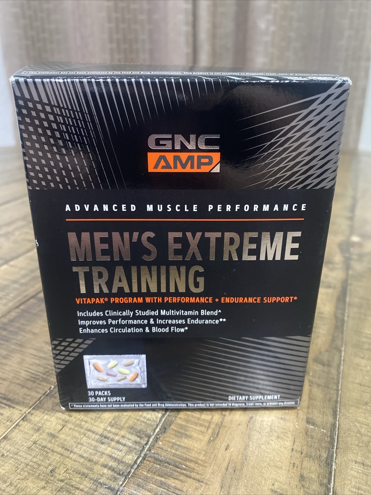 GNC AMP Men's Extreme Training Vitapak 48107185619 eBay