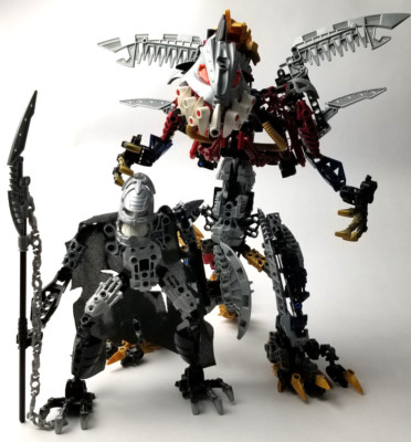 LEGO Bionicle 10204 Vezon & Kardas Complete Combiner Axonn Brutaka