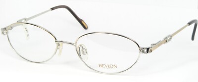 Revlon RV 027 Z58 Blass Gold / Silber Brille W/Kristalle 52-17-135mm