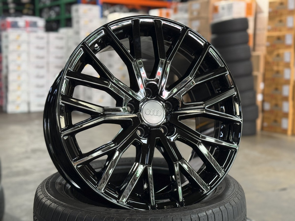 Genuine USED 18x8.5 AUDI TT Black (4 wheel) 5x112 fit RS3 VW MK3