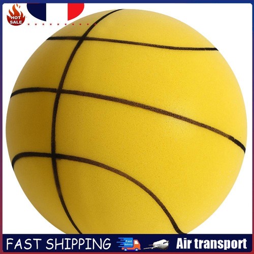 YIWONFU Silent Basketball Taille 7, Ballon Basket Silencieux 24 Cm Ballon En Mousse Basket Moins De Bruit Pour Enfants Et Adultes, Ballon De Basket Silencie Pour Activités En Salle(‎Orange
