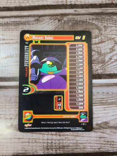 DBGT Dragon Ball GT Flat FOIL Mutant Robot 141 CCG Score Unlimited Baby Saga LP - Picture 2 of 8
