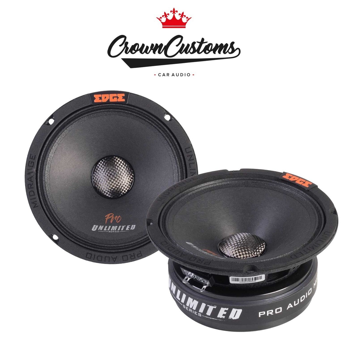 Crown Inch Woofer Speaker 800W EDGE UNLIMITED PRO AUDIO MIDRANGE