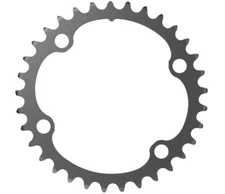 SRAM Rival 2x12-Speed Inner Chainring 33t, 107 BCD Black For use with 46t Outer