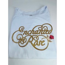 Disney Beauty And the Beast Enchanted Rose T-shirt Size Medium NEW