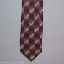 Arden Cravats SHADES OF BROWN SQUARES Silk 57" Neck Tie made in USA #402