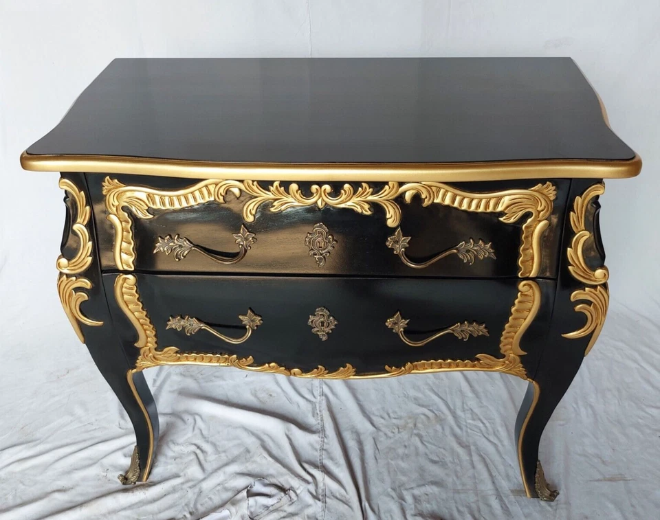 Königlich antike Kommode Anrichte Barock Louis Seize Rokokostil Sideboard 93cm - Bild 3 von 4