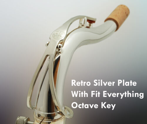 Yamaha's New Retro (1979 YAS-62S) Silver Plate Pro Alto Saxophone Neck - Picture 7 of 8