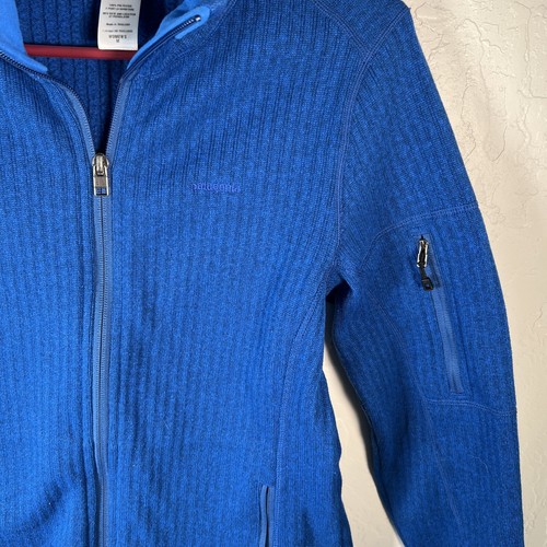 Patagonia Women’s Better Sweater Size Medium Blue Ribbed - Picture 7 of 9