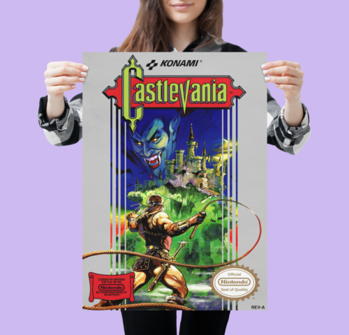 Retro NES Poster Vintage Super Nintendo Poster 80er 90er Jahre Wandkunst A5 A4 A3 A2 - Bild 15 von 52