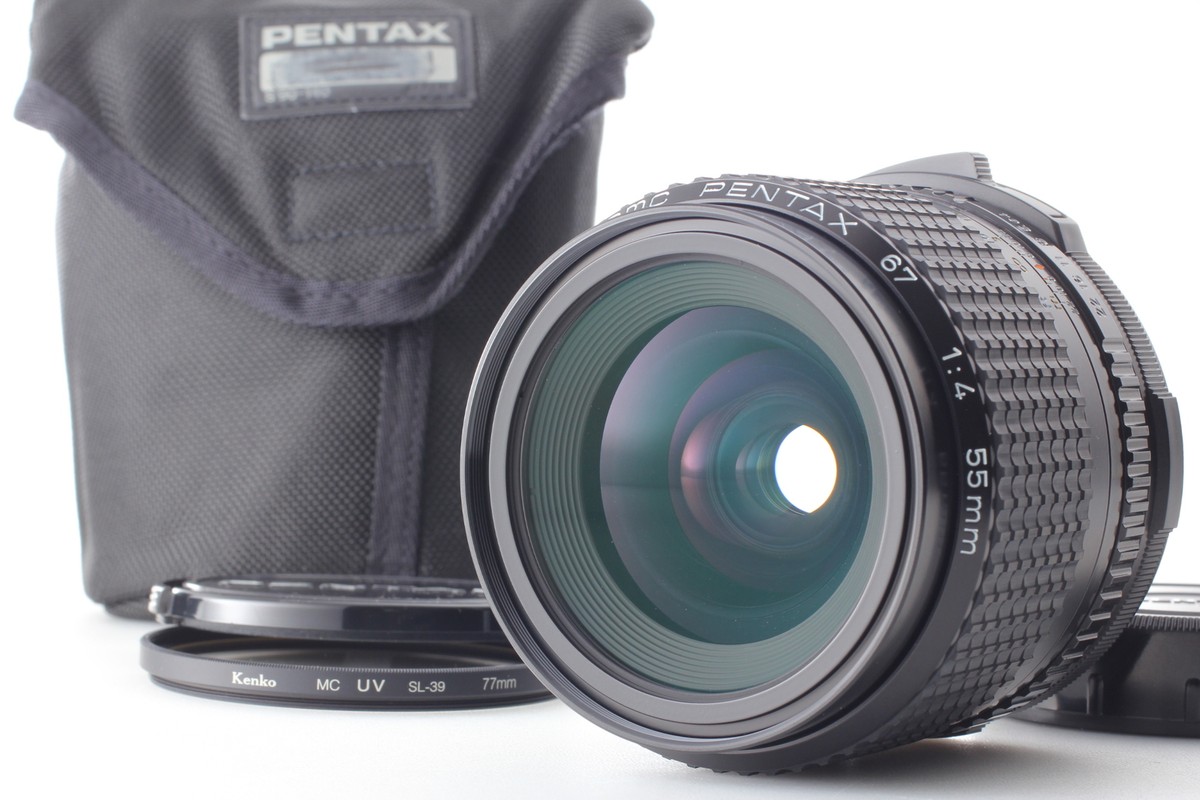 Late 【TOP MINT】 SMC Pentax 67 55mm f/4 Wide Angle Lens For