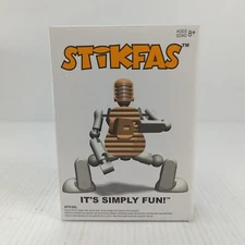 BASEBALL WHITE Alpha Male Stikfas 2002 Hasbro NIB Factory Sealed