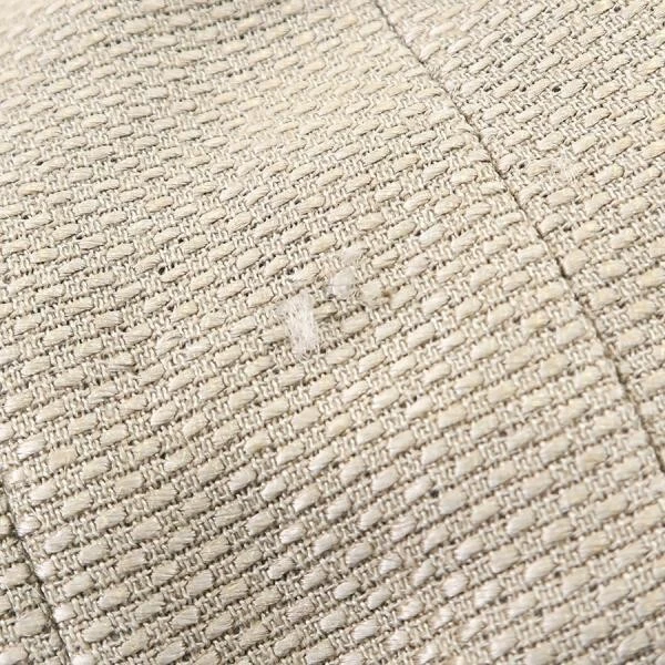 Giacca CHANEL zip tasca frontale grigio misto lino rayon taglia 38 semplice donna