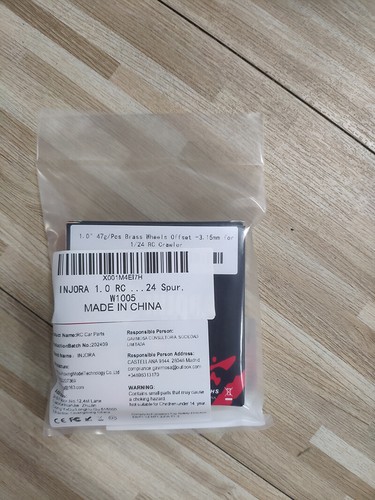 Injora 1,0" 64*24mm Messing Räder und Reifen für 1/18 1/24 RC Crawler, W1005-T1011 - Bild 14 von 15