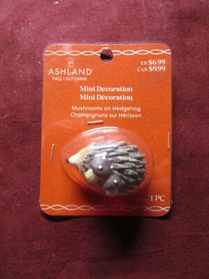 Ashland Fall Tiny Treasures, Mushrooms on Hedgehog  2024  NEW