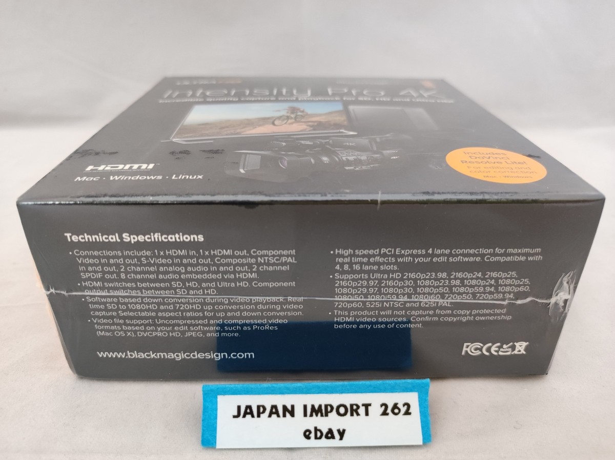 Blackmagic Design Capture Card Intensity Pro 4K 003062