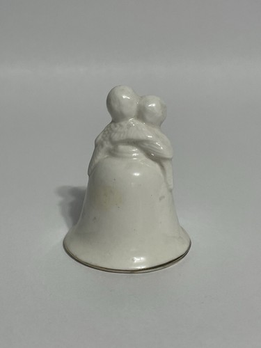 Vintage Lu Pao Luv Birds Fine Bone China Porcelain Bell 50 Golden Anniversary - 第 3/8 張圖片