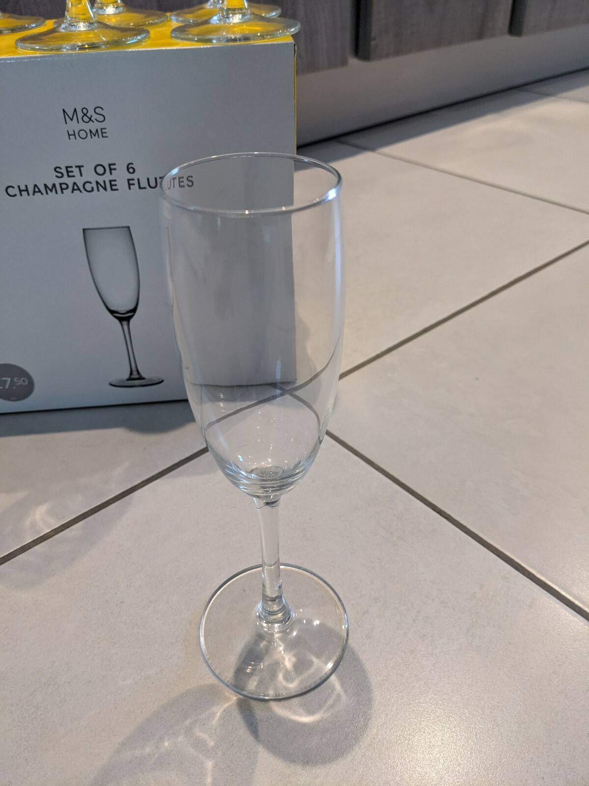 Marks and Spencer Champagne Flutes Set of 6 eBay