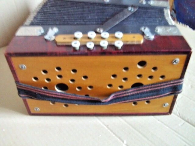 Ancien jouet musical accordéon stahltöm sport vintage boite d'origine collection - Photo 4/4