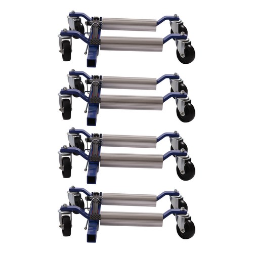 Rad Dolly 1300 Pfund Kapazität Wagenheber Dolly Schwerlast Selbstladender Dolly Blau - Bild 8 von 11