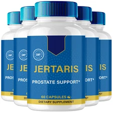 (5 Pack) Jertaris Pills to Support Prostate Health and Urinary Functions