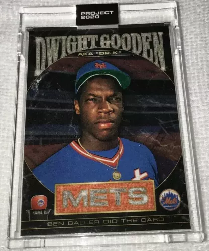 2020 Topps Project Card #86 ~ 1985 DWIGHT GOODEN ROOKIE RC Ben Baller PR /25,928