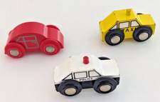 Maxim 'Vehicles' 2 Pack Wooden Taxi/Police Cars 36896