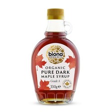 Organic Maple Syrup 330g Dark Grade A Pure Canadian