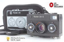 Cla'd Meter Works  N MINT w/ Hood Case  Rollei 35 S Black 40mm f2.8 From JAPAN