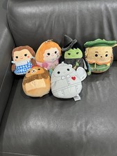 Squishmallows Wizard of Oz Plush Set Dorothy Lion Tin Man Witch Scarecrow