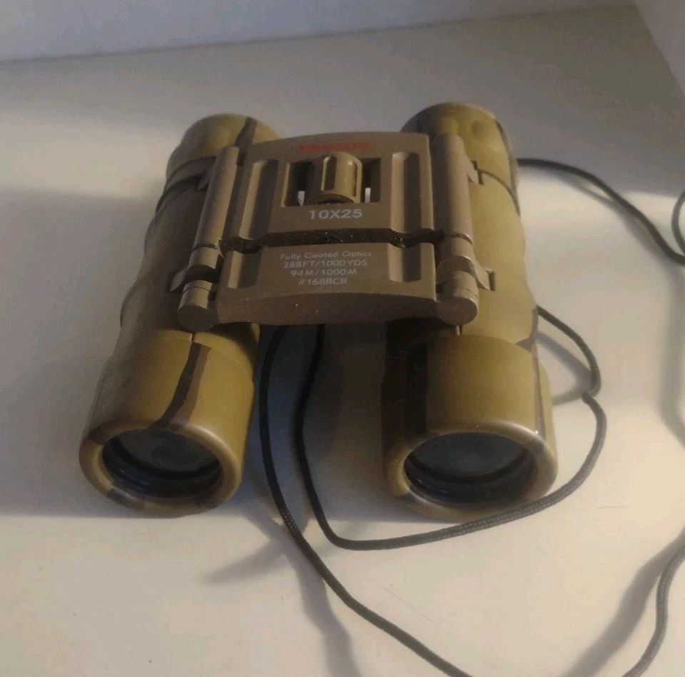 Tasco Camouflage Fully Coated Optics Small 10x25 Binoculars Model #168BCR  - Image 4 of 4