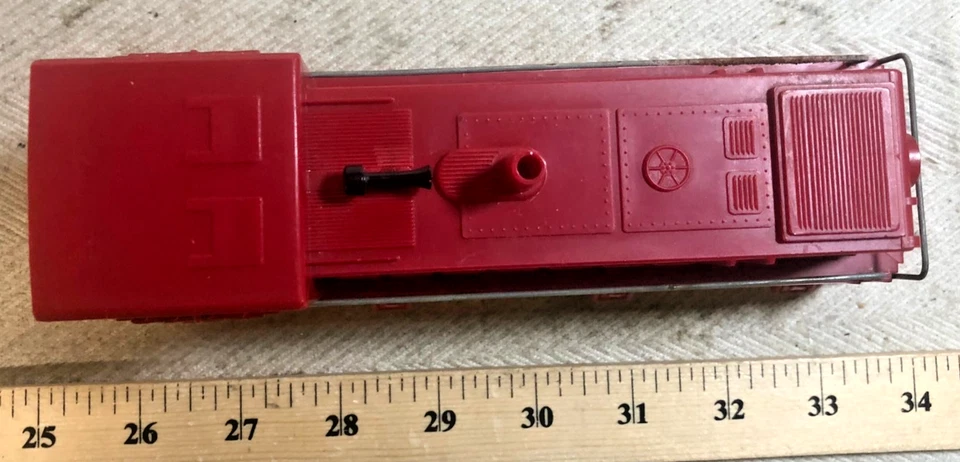 Marx 112 Lehigh Valley Industrial Switcher + red, O gauge, Runs! (C) - Image 3 of 4