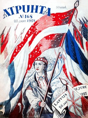 Latvian Patriotic Poster c1920s - Multiple Sizes Available