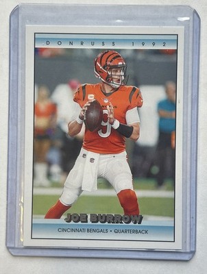 2022 Panini Donruss Football Joe Burrow Donruss 1992 Cincinnati Bengals #4 