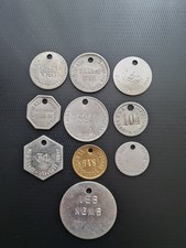 10 verschiedene DDR Wertmarken / Müllmarken  usw.