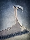 Anchor Blue Men's Baggy Wide-Leg Faded Blue Denim Jeans Size 42x30 Distressed — photo 8