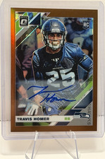 2019 Panini Donruss Optic Travis Homer #148 Rookie Bronze Prizm Autograph Seaha…