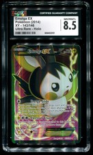 CGC 8.5 Emolga EX Full Art Holo XY 2014 Pokemon Card #143 on eBay