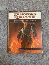 Dungeons Dragons Dungeon Masters Screen 4-Panel