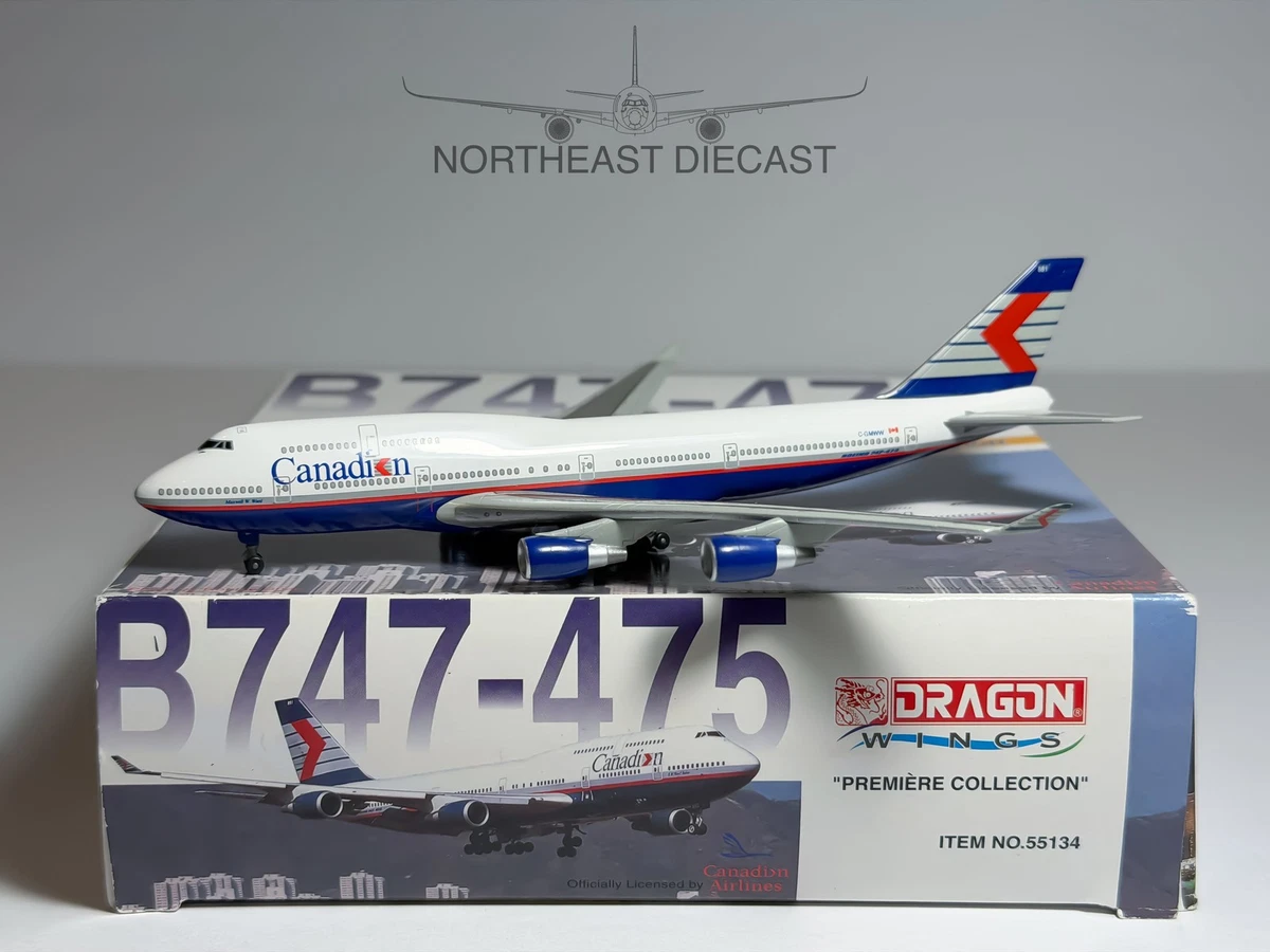 AIR  B747-233 2機　Dragon Wings Dragon Wings Boeing 747 Aircraft Family Diecast Aircraft