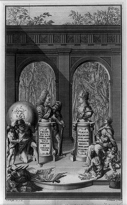 Busts of Frederick I,Ulrica Eleonora,King,Queen of Sweden,Preissler,Heurmann