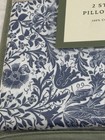 Morris & Co. Blue/White Botanical Standard Pillowcases-Set of 2  100% Cotton-NWT — photo 3