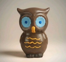 Vintage Owl Piggy Bank 6"